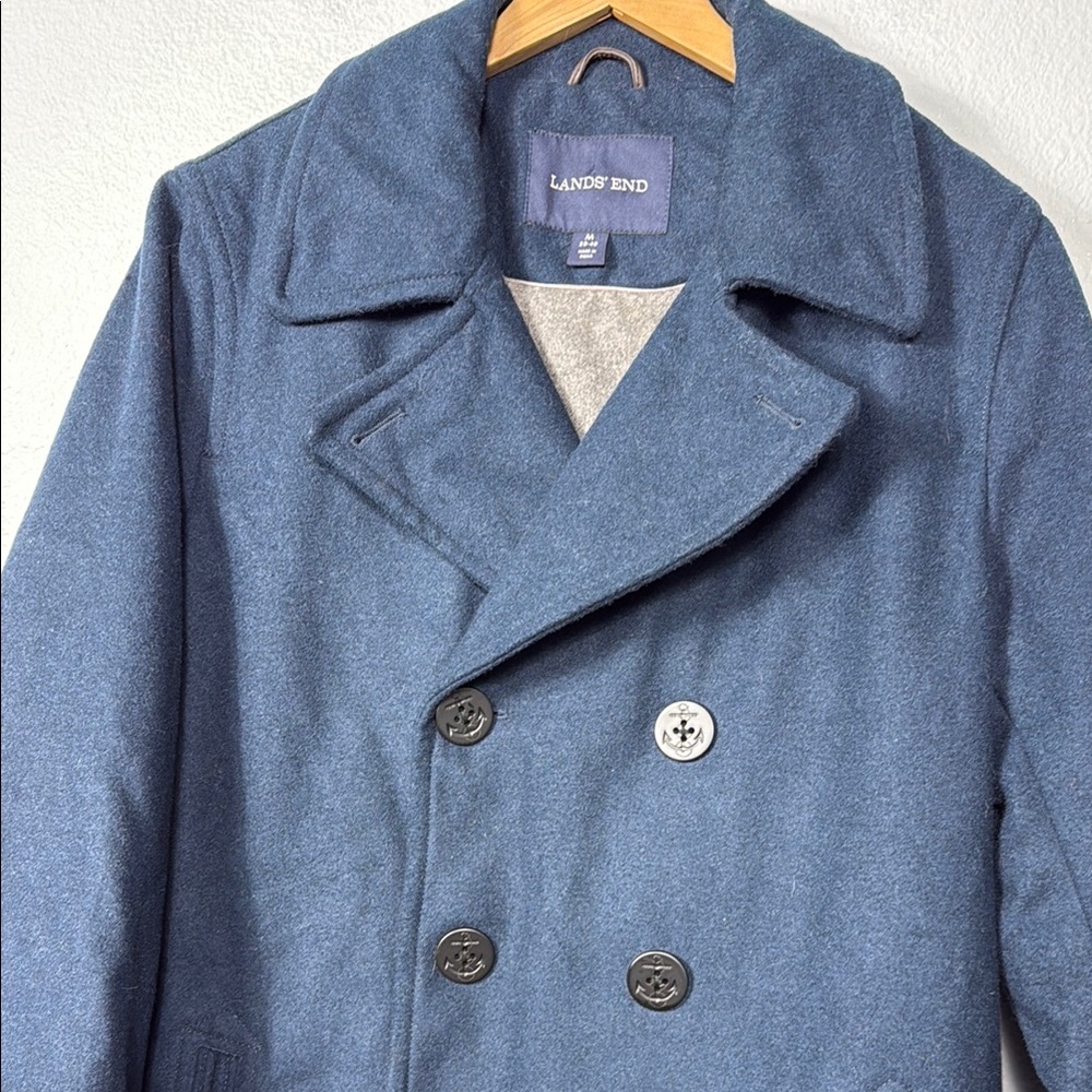 Lands' End‎ Men's Wool Peacoat